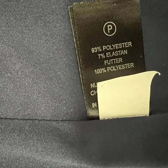 CAROLINA BELLE BLAZER BLUE & TAN FLORAL PRINT VELVET DOUBLE BREASTED - Picture 9 of 12